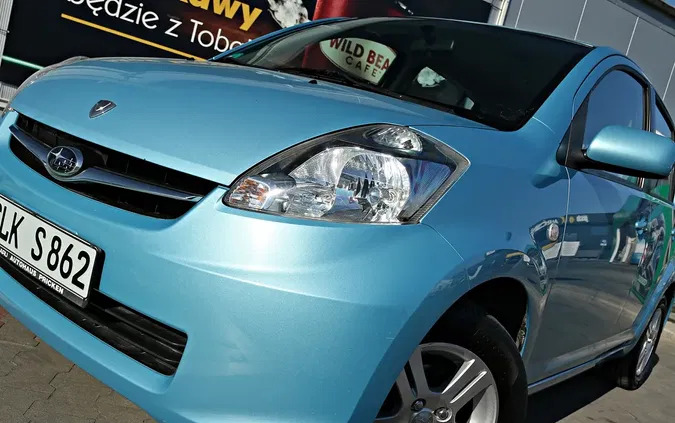 mazowieckie Subaru Justy cena 11900 przebieg: 185500, rok produkcji 2009 z Gostynin